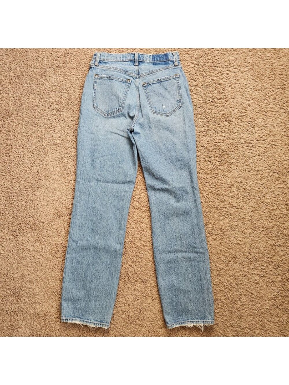 Abercrombie & Fitch Jeans Womens 27/4R 90's Straight Ultra High Rise Denim - Picture 4 of 8